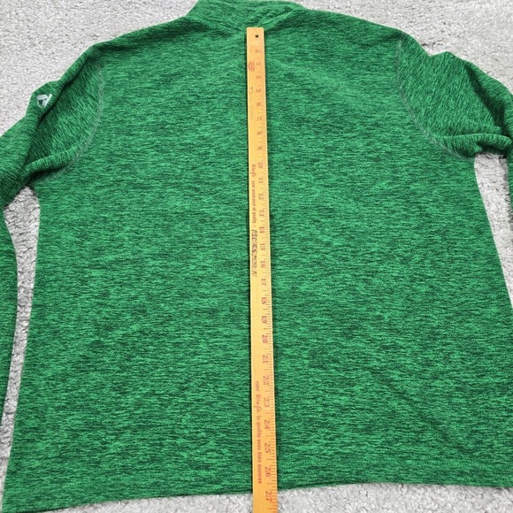Eddie Bauer Sweater Mens XL Green First Ascent Fleece 1/4 Zip Long Sleeve Hiking - Picture 10 of 12